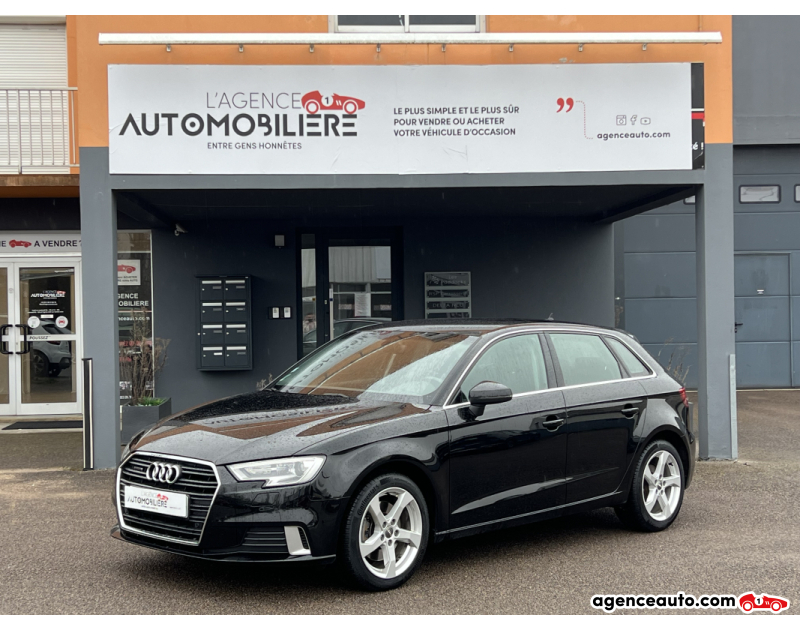 Achat voiture occasion, Auto occasion pas cher | Agence Auto Audi A3 Sportback Quattro 2.0 TDI 184 CV Courroie changée Noir Année 2016 Automatique Diesel