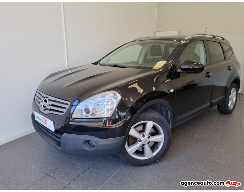 Achat voiture occasion, Auto occasion pas cher | Agence Auto Nissan Qashqai +2 2.0 DCi 150ch FAP Optima All-Mode BVA Noir Année 2010 Automatique Diesel