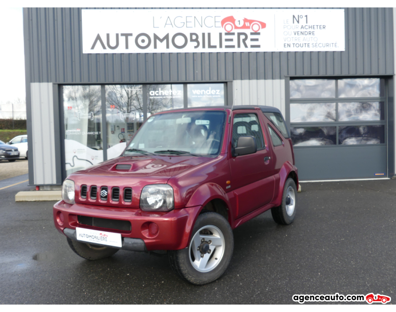 Aankoop Gebruikte Auto, Goedkope Gebruikte Auto | Agence Auto Suzuki Jimny 1.5 DDiS 4WD 65 cv MAORI Rouge Jaar 2005 Manuelle Diesel