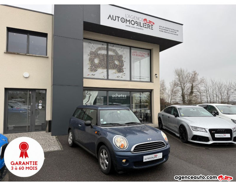 Achat voiture occasion, Auto occasion pas cher | Agence Auto Mini Clubman (R55) One 1.4 i 95 CV BVA Bleu Année 2010 Automatique Essence