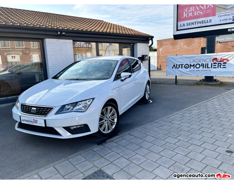 Aankoop Gebruikte Auto, Goedkope Gebruikte Auto | Agence Auto Seat Leon III 1.4 TSI 125 S&S XCELLENCE CARPLAY Blanc Jaar 2018 Manuelle Essence