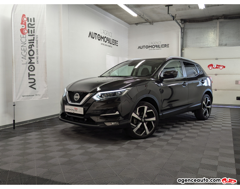 Achat voiture occasion, Auto occasion pas cher | Agence Auto Nissan Qashqai II (2) 1.3 DIG-T 160 DCT TEKNA+ Noir Année 2021 Automatique Essence