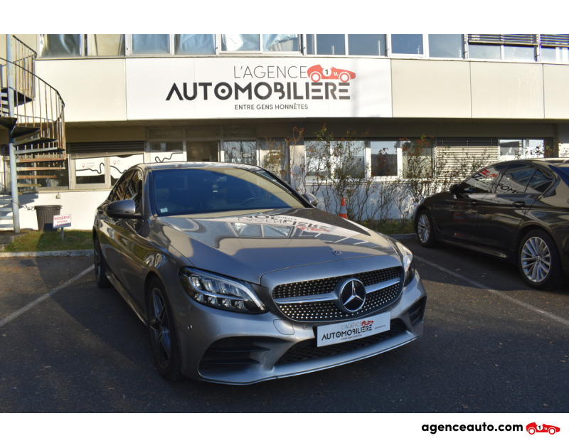Achat voiture occasion, Auto occasion pas cher | Agence Auto Mercedes Classe C AMG LINE (205) Berline 220 CDi 2.0 CDI 9G-TRONIC 194 cv Boîte auto Gris Année 2019 Automatique Diesel
