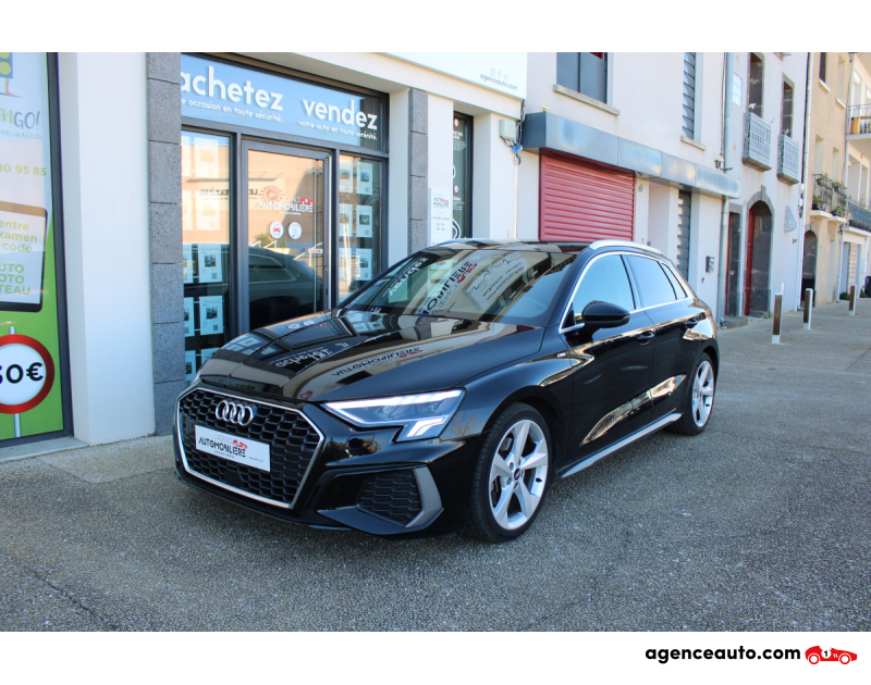 Compra de Carros Usados, Carros Usados Baratos | Auto Immo Audi A3 SPORTBACK 35 TFSI MILD HYBRID 150 S tronic 7 S LINE (Boitier FlexFuel) Noir Ano 2021 Automatique Essence