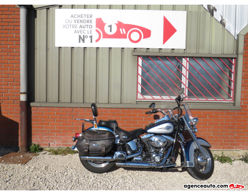 Achat voiture occasion, Auto occasion pas cher | Agence Auto Harley Davidson Softail Heritage 1450 Bleu Année 2000 Manuelle Essence