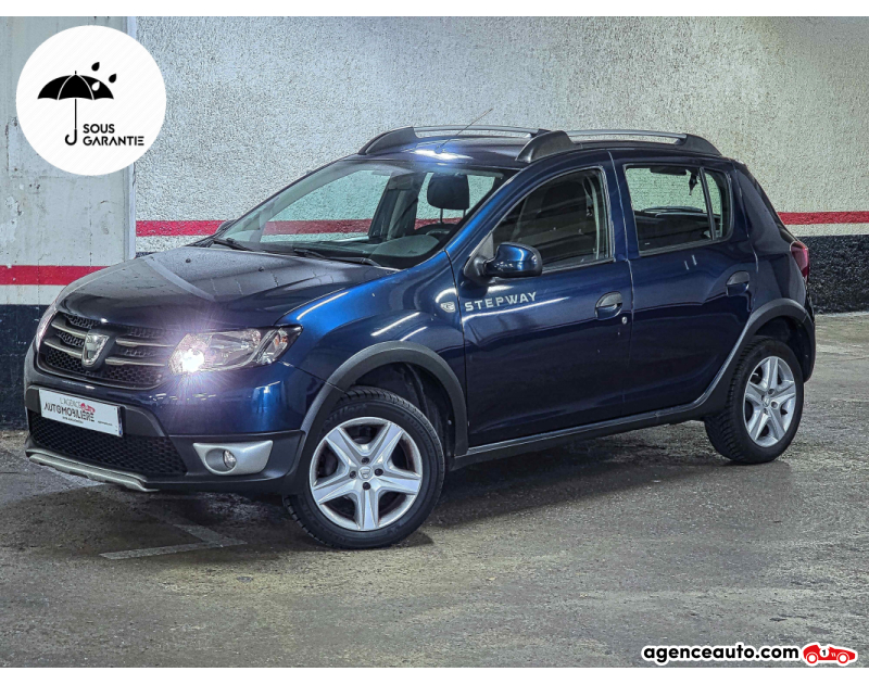 Achat voiture occasion, Auto occasion pas cher | Agence Auto Dacia Sandero Stepway TCe 90 Prestige Euro6 Bleu Année 2016 Manuelle Essence