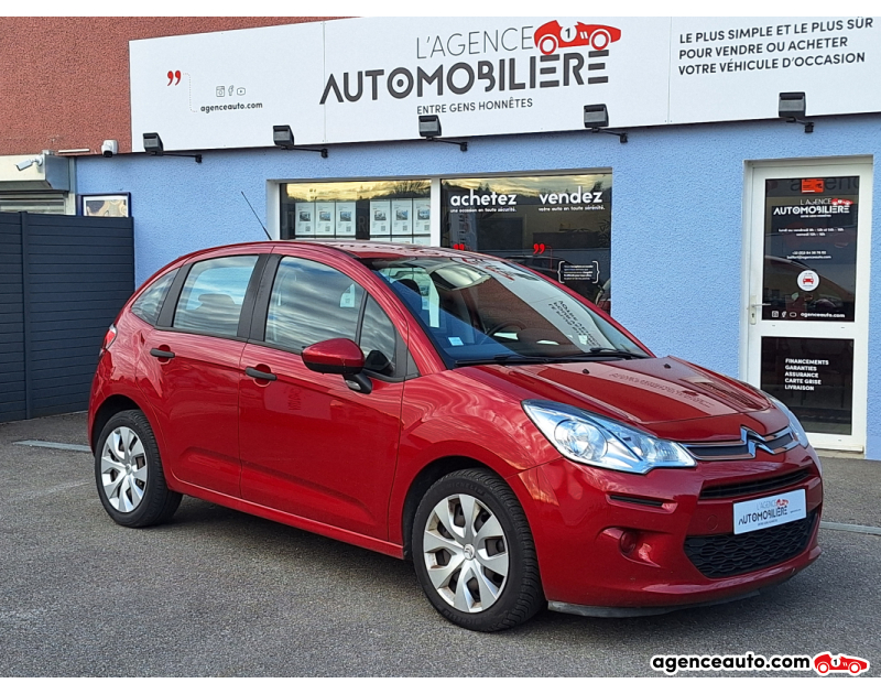 Achat voiture occasion, Auto occasion pas cher | Agence Auto Citroen C3 1.4 HDi 70 cv Passion Bleus 2ème main Rouge Année 2014 Manuelle Diesel
