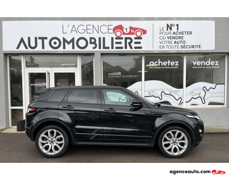 Achat voiture occasion, Auto occasion pas cher | Agence Auto Land Rover Range Rover Evoque 2.2 SD4 190 CV PRESTIGE Noir Année 2013 Automatique Diesel
