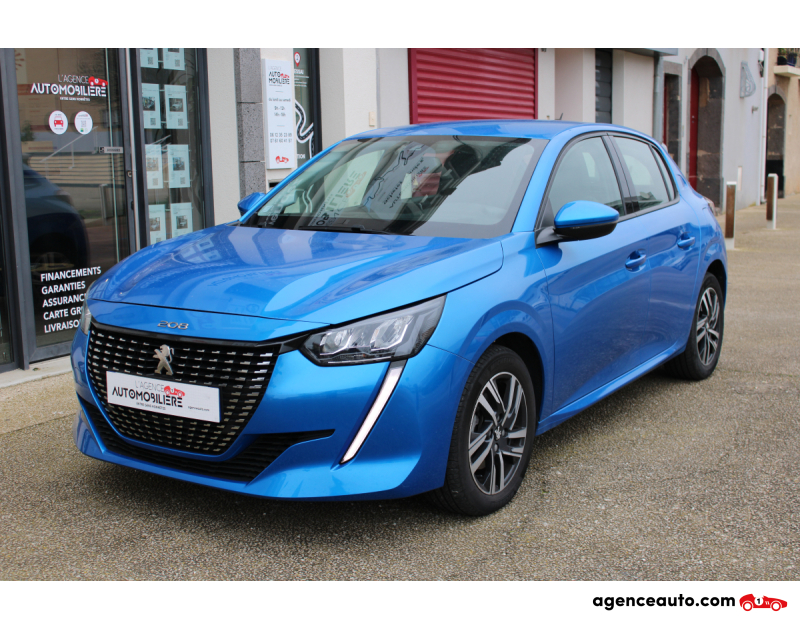 Aankoop Gebruikte Auto, Goedkope Gebruikte Auto | Agence Auto Peugeot 208 100 ACTIVE BVA ( Caméra de recul, Carplay, Cockpit Digital ... ) Bleu Jaar 2020 Automatique Essence