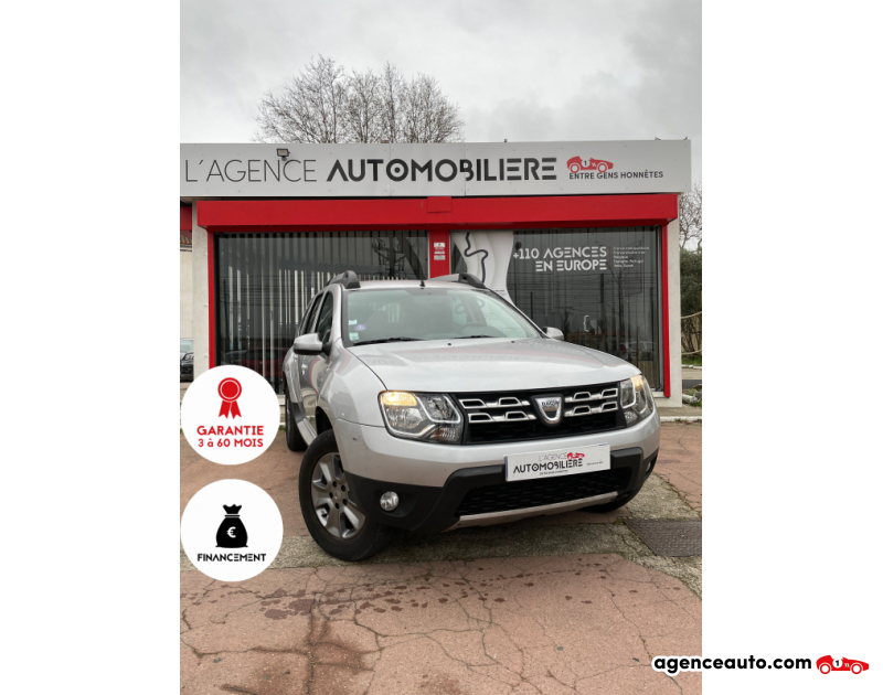 Achat voiture occasion, Auto occasion pas cher | Agence Auto Dacia Duster Phase 2 SUV 1.2 Tce 16V eco2 4x2 125 cv Argent Année 2014 Manuelle Essence