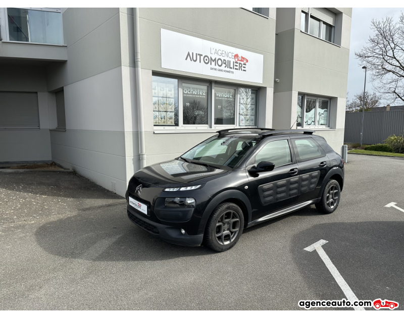 Aankoop Gebruikte Auto, Goedkope Gebruikte Auto | Agence Auto Citroen C4 Cactus 1.6 BlueHDI 100cv FEEL BUSINESS ETG6 Noir Jaar 2017 Automatique Diesel