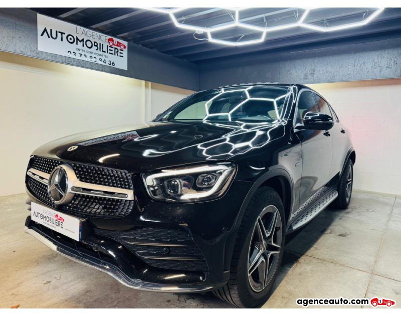 Achat voiture occasion, Auto occasion pas cher | Agence Auto Mercedes GLC coupé 300 E  EQ Power 4MATIC 9G-TRONIC 211 CV Noir Année 2021 Automatique Hybride