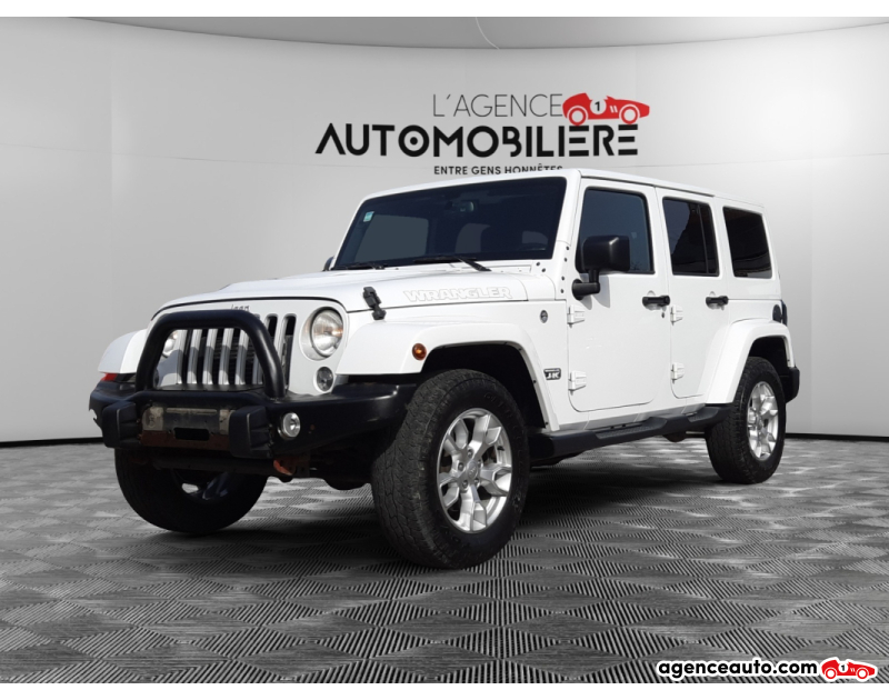Compra de Carros Usados, Carros Usados Baratos | Auto Immo Jeep Wrangler Unlimited **Réservé**Sahara 2.8 CRD 200Ch Boîte Auto / Utilitaire / TVA/ Garantie 12Mois. Blanc Ano 2019 Automatique Diesel
