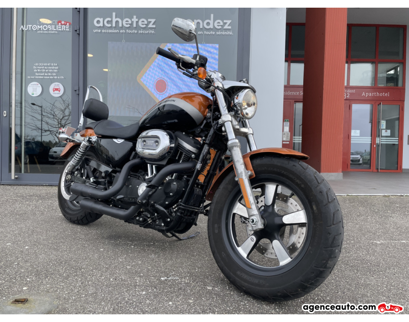 Achat voiture occasion, Auto occasion pas cher | Agence Auto Harley Davidson XL 1200 HARLEY DAVIDSON XL 1200 SPORTSTER Orange Année 2014 Manuelle Essence