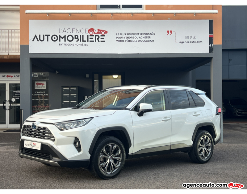 Achat voiture occasion, Auto occasion pas cher | Agence Auto Toyota RAV4 V 2.5 218 2WD Dynamic CarPlay - Caméra -Hayon électrique - Blanc Nacrée Blanc Année 2022 Automatique Hybride