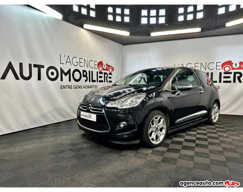 Achat voiture occasion, Auto occasion pas cher | Agence Auto Citroen DS3 1.6 HDI 110 FAP SPORT CHIC Noir Année 2011 Manuelle Diesel