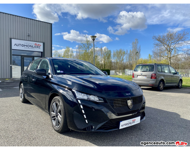 Achat voiture occasion, Auto occasion pas cher | Agence Auto Peugeot 308 1.2 ACTIVE PACK 130CV - RADAR AV/ARR - Noir Année 2022 Automatique Essence
