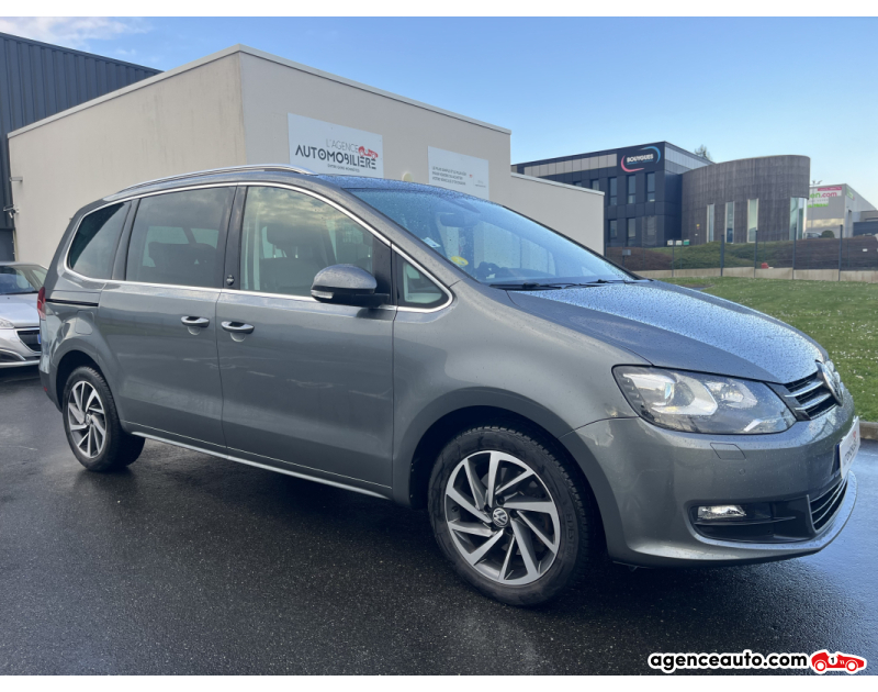 Gebrauchtwagenkauf, Günstige Gebrauchtwagen | Automobilienagentur Volkswagen Sharan 2.0L TDI 150CH CARAT SOUND/ENTRETIEN VOLSWAGEN Gris Jahr 2017 Automatique Diesel