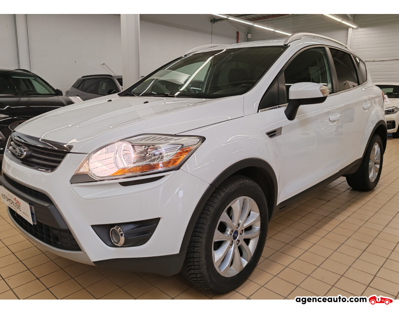 Gebrauchtwagenkauf, Günstige Gebrauchtwagen | Automobilienagentur Ford Kuga 2.0 TDCI  140 DPF 4X4 TITANIUM Blanc Jahr 2012 Manuelle Diesel