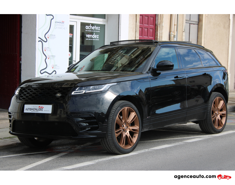 Achat voiture occasion, Auto occasion pas cher | Agence Auto Land Rover Range Rover Velar 2.0 D180 180 SE R-DYNAMIC 4WD BVA (Entretien à jour, Toit ouvrant, Caméra 360..) Noir Année 2019 Automatique Diesel