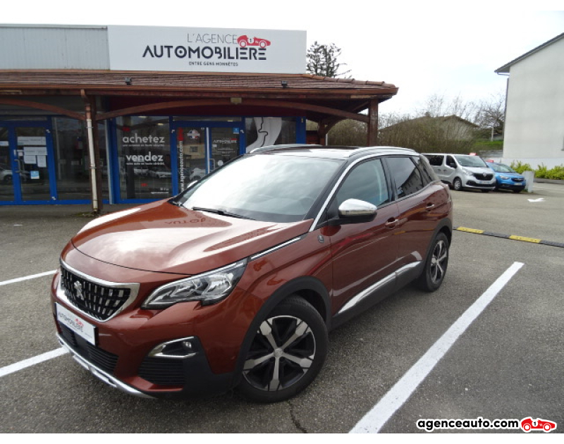 Achat voiture occasion, Auto occasion pas cher | Agence Auto Peugeot 3008 1.2 130 S&S CROSSWAY EAT6 Marron Année 2017 Automatique Essence