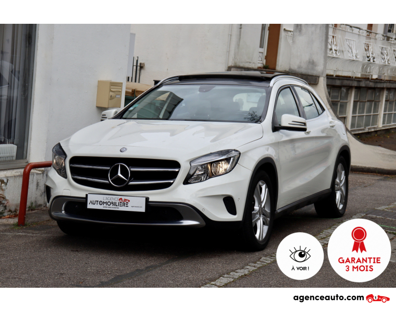Gebrauchtwagenkauf, Günstige Gebrauchtwagen | Automobilienagentur Mercedes Classe GLA 200d 2.1 CDi 136 Sensation BVM6 (Toit Ouvrant, Sièges chauffants) Blanc Jahr 2014 Manuelle Diesel