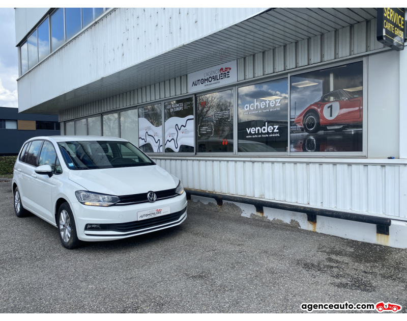 Achat voiture occasion, Auto occasion pas cher | Agence Auto Volkswagen Touran II 1.6 TDI 16V BlueMotion 115 CV - Garantie 12 Mois Blanc Année 2017 Manuelle Diesel