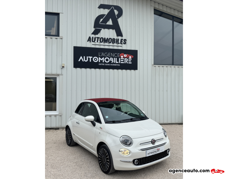 Achat voiture occasion, Auto occasion pas cher | Agence Auto Fiat 500 1.2 - 69cv CLUB Blanc Année 2018 Manuelle Essence