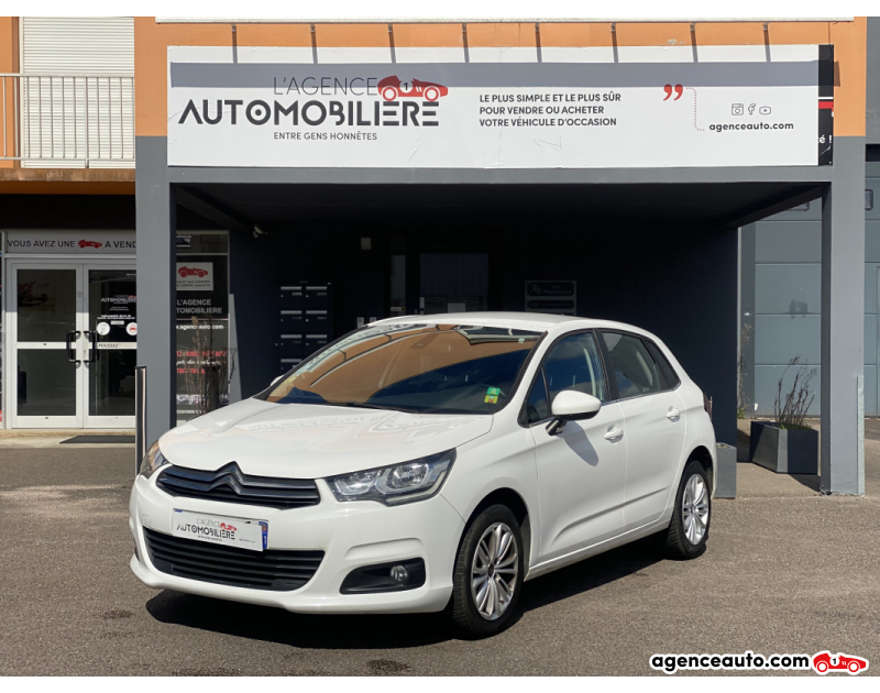 Acquisto Auto Usate, Auto Usate Economiche | Agenzia Automobiliare Citroen C4 (2) 1.6 BlueHDi 120 CV Feel Courroie Changée / Révisions Blanc Anno 2017 Manuelle Diesel