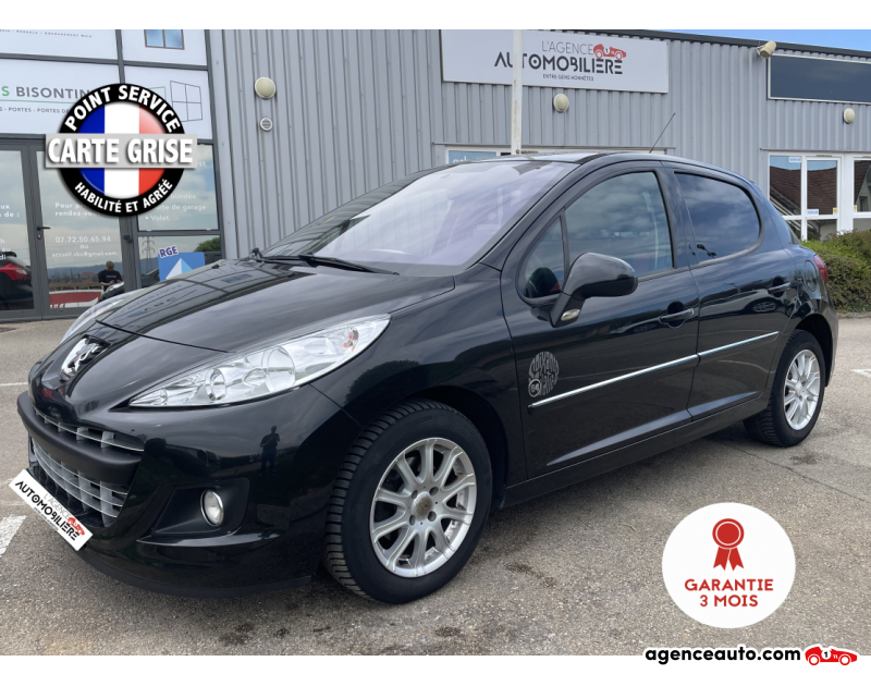Aankoop Gebruikte Auto, Goedkope Gebruikte Auto | Agence Auto Peugeot 207 1.6 HDi 92 cv Serie 64 Noir Jaar 2011 Manuelle Diesel