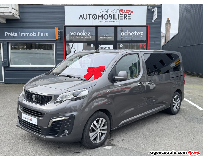Achat voiture occasion, Auto occasion pas cher | Agence Auto Peugeot Traveller L2 2.0 BlueHdi 150ch BVM6 ALLURE Pack cuir 8 places Gris Année 2016 Manuelle Diesel