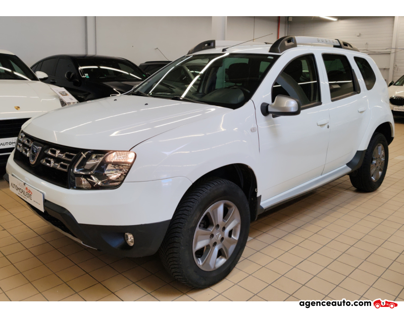 Gebrauchtwagenkauf, Günstige Gebrauchtwagen | Automobilienagentur Dacia Duster (2) 1.2 TCE 125 PRESTIGE 4X2 Blanc Jahr 2015 Manuelle Essence
