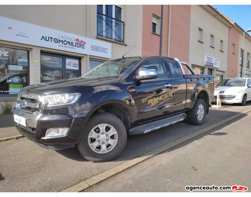 Achat voiture occasion, Auto occasion pas cher | Agence Auto Ford Ranger 2.2 TDCI 160 S/S SUPER CAB XLT SPORT Noir Année 2017 Manuelle Diesel