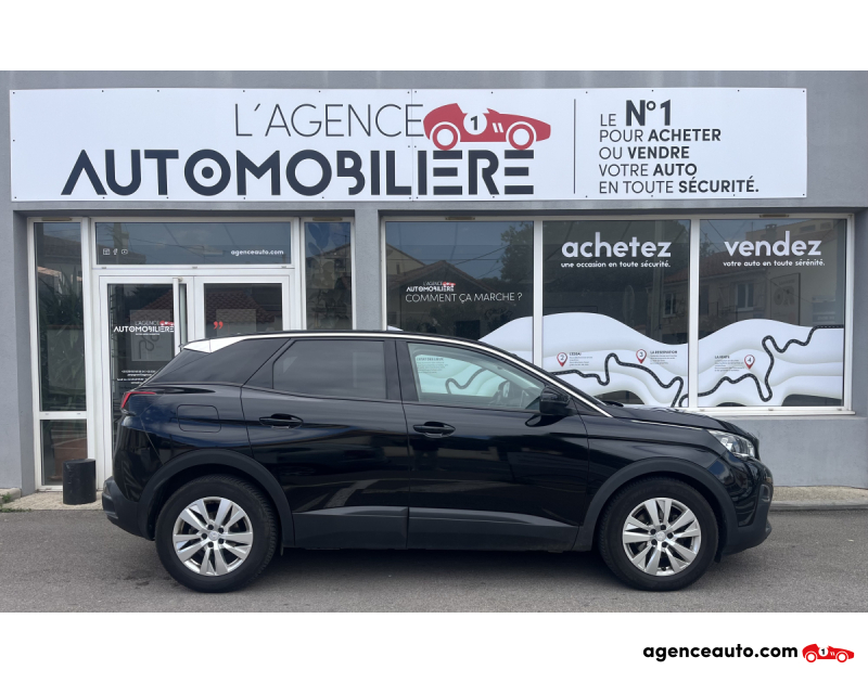 Achat voiture occasion, Auto occasion pas cher | Agence Auto Peugeot 3008 1.6 BlueHDi 120 CV ACTIVE BUSINESS Noir Année 2018 Manuelle Diesel