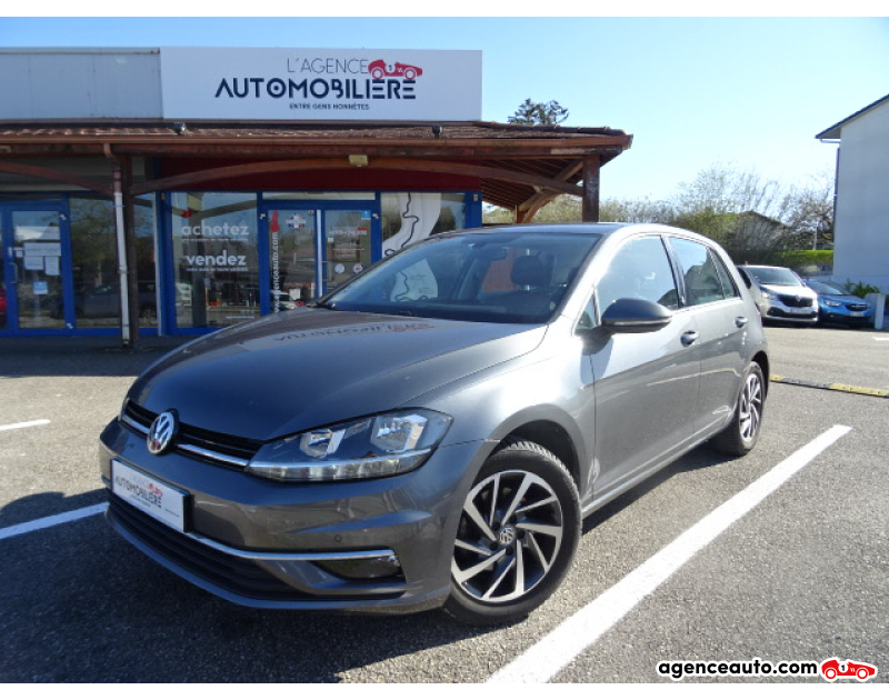 Achat voiture occasion, Auto occasion pas cher | Agence Auto Volkswagen Golf 1.4 TSI 125 SOUND DSG7 BVA Gris Année 2017 Automatique Essence