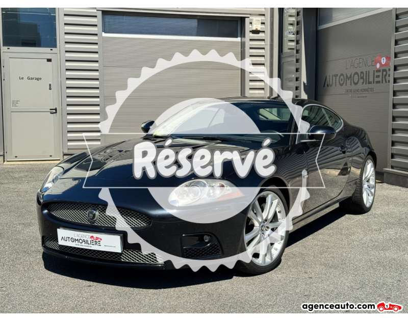 Compra de Coches Usados, Coches Usados Baratos %'|'% Agence Auto Jaguar XKR COUPE 4.2 V8 SURALIMENTE BVA6 Noir Año 2007 Automatique Essence