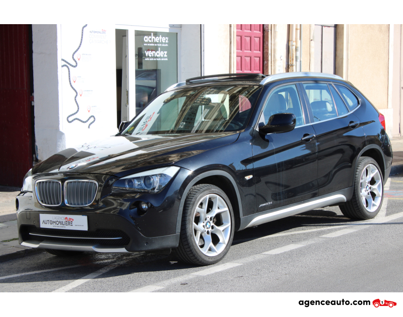 Aankoop Gebruikte Auto, Goedkope Gebruikte Auto | Agence Auto Bmw X1 2.3 D 205 LUXE XDRIVE BVA (Entretien BMW à jour, Toit ouvrant, Radar de stationnement Av-Arr..) Noir Jaar 2009 Automatique Diesel