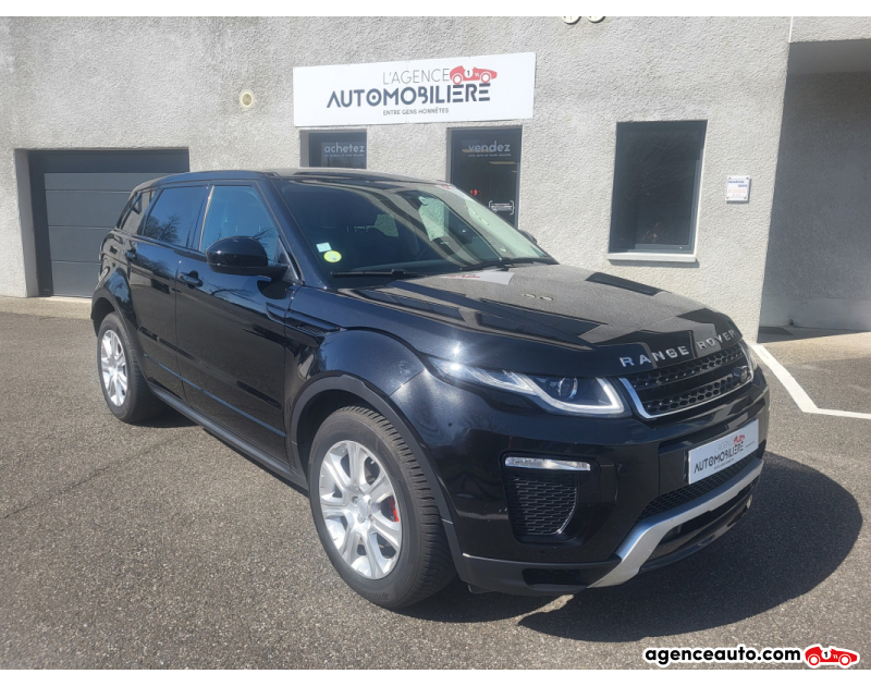 Achat voiture occasion, Auto occasion pas cher | Agence Auto Land Rover Range Rover Evoque 2.0 TD4 150 SE DYNAMIC 4WD BVA TOIT OUVRANT PANORAMIQUE ORIGINE FRANCE Noir Année 2018 Automatique Diesel