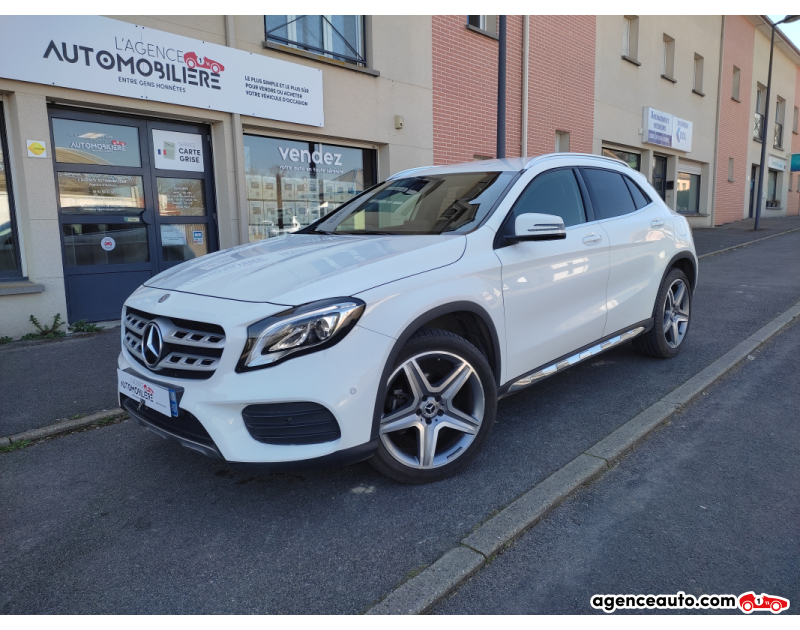 Achat voiture occasion, Auto occasion pas cher | Agence Auto Mercedes Classe GLA 200 FASCINATION pack AMG 7G-DCT Blanc Année 2019 Automatique Essence