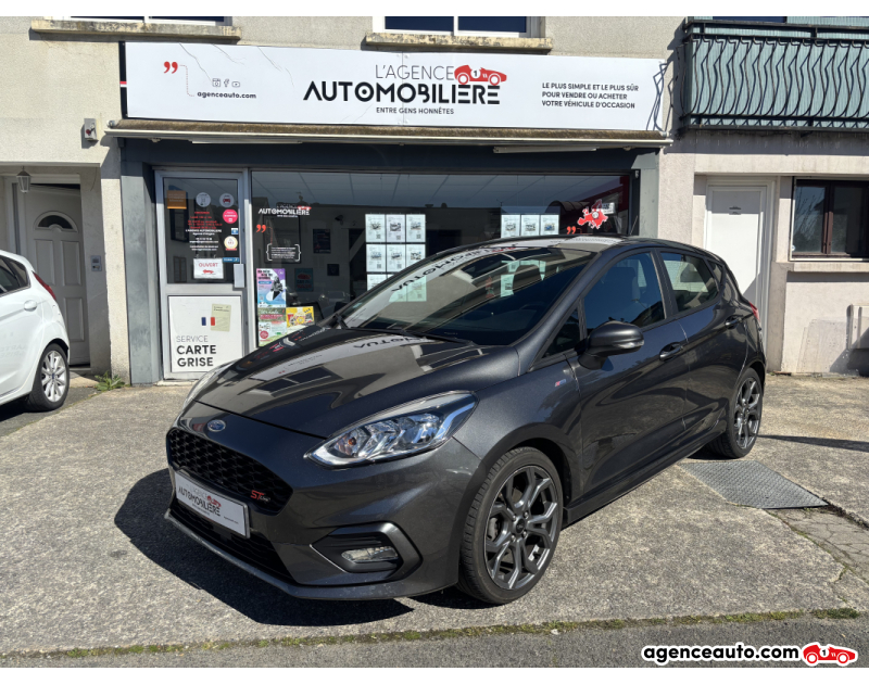 Compra de Carros Usados, Carros Usados Baratos | Auto Immo Ford Fiesta ST-LINE 1.0 100 cv - Suivi Complet - Car play Gris Ano 2018 Manuelle Essence