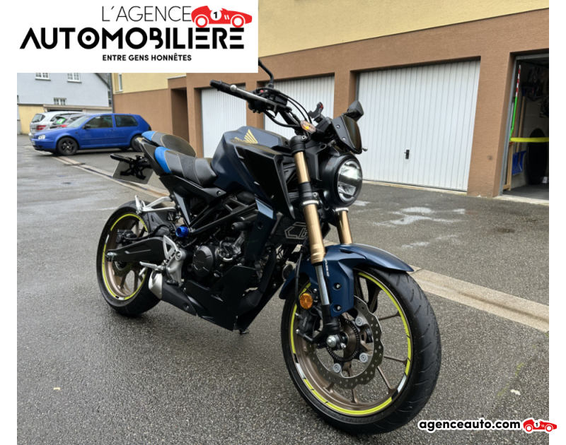 Achat voiture occasion, Auto occasion pas cher | Agence Auto Honda CBR HONDA CB 125 R Bleu Année 2023 Manuelle Essence