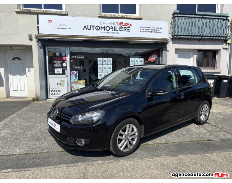 Acquisto Auto Usate, Auto Usate Economiche | Agenzia Automobiliare Volkswagen Golf VI 1.4 TSI DSG7 160 cv - CARAT Noir Anno 2009 Automatique Essence