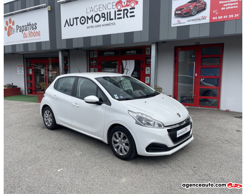 Gebrauchtwagenkauf, Günstige Gebrauchtwagen | Automobilienagentur Peugeot 208 1.2 VTi 82 cv Blanc Jahr 2018 Hand-Schaltgetriebe Benzin