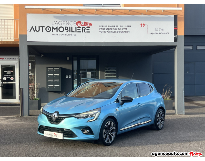 Achat voiture occasion, Auto occasion pas cher | Agence Auto Renault Clio 5 V 1.0 TCe 100 CV Edition One Sièges et Volant chauffants - CarPlay- Caméra Bleu Année 2020 Manuelle Essence