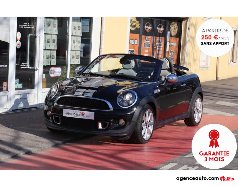 Aankoop Gebruikte Auto, Goedkope Gebruikte Auto | Agence Auto Mini Mini Roadster 2.0 143 Cooper SD BVM6 (Sièges chauffants, H&K, GPS...) Noir Jaar 2013 Manuelle Diesel