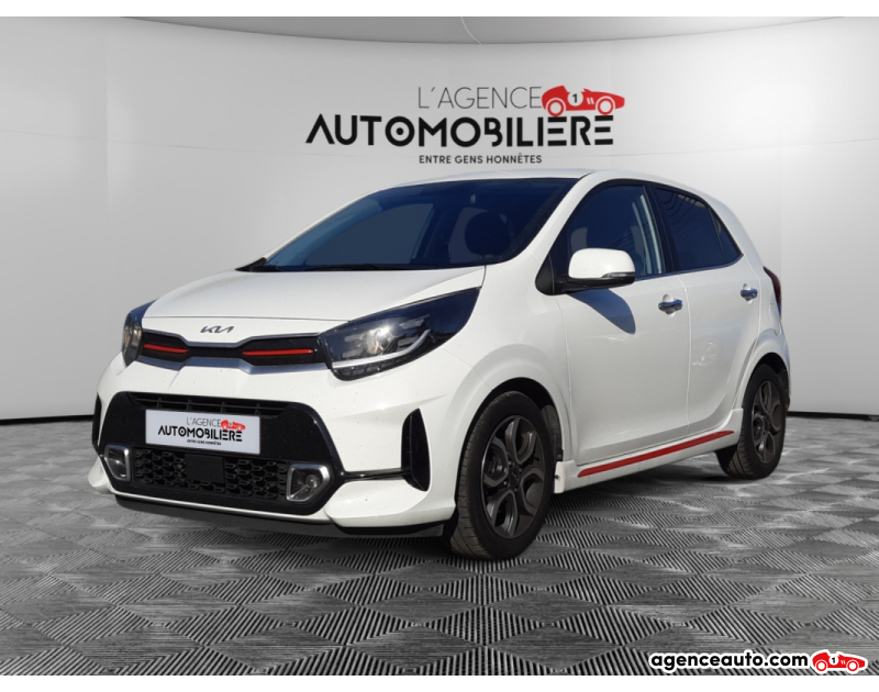 Achat voiture occasion, Auto occasion pas cher | Agence Auto Kia Picanto **Reservé**1.0i GT Line ISG 67Ch Boite Manuelle 6V/ Garantie Kia 2029 Blanc Année 2022 Manuelle Essence