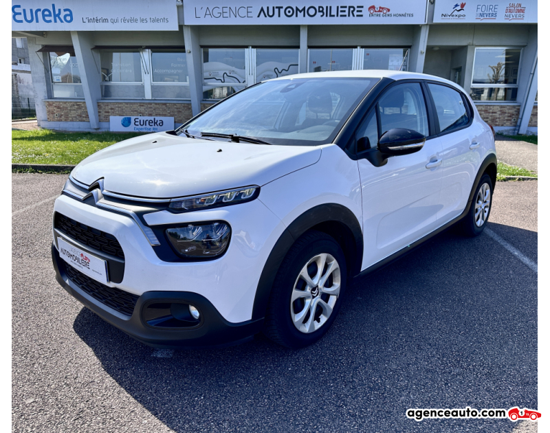 Gebrauchtwagenkauf, Günstige Gebrauchtwagen | Automobilienagentur Citroen C3 1.5 HDI 100 FEEL BUSINESS S&S/Faible kilométrage/Attelage Blanc Jahr 2020 Manuelle Diesel