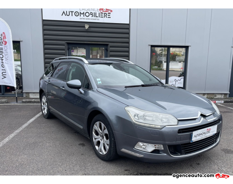 Achat voiture occasion, Auto occasion pas cher | Agence Auto Citroen C5 II (2) TOURER HDI 140 FAP CONFORT BVM6 Gris Année 2011 Manuelle Diesel