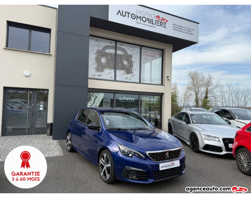 Gebrauchtwagenkauf, Günstige Gebrauchtwagen | Automobilienagentur Peugeot 308 II 1.6 THP 205 cv GT Bleu Jahr 2017 Manuelle Essence