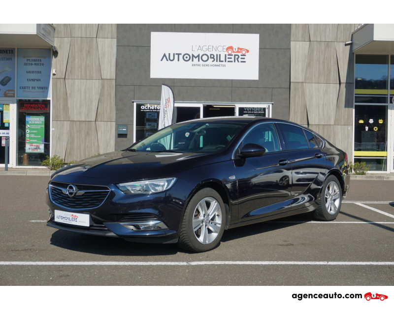 Achat voiture occasion, Auto occasion pas cher | Agence Auto Opel Insignia Grand Sport 1.5 Turbo 165ch Innovation Bleu Année 2017 Manuelle Essence